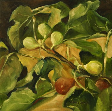 Figs on Branch
oil on canvas
8” x 8”